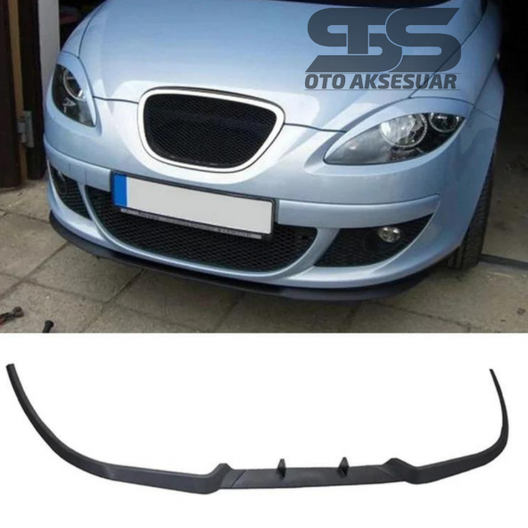 Vw Seat Altea Cupra R Uyumlu Ön Lip Mat Siyah Ön Tampon Lip ürün görseli 1