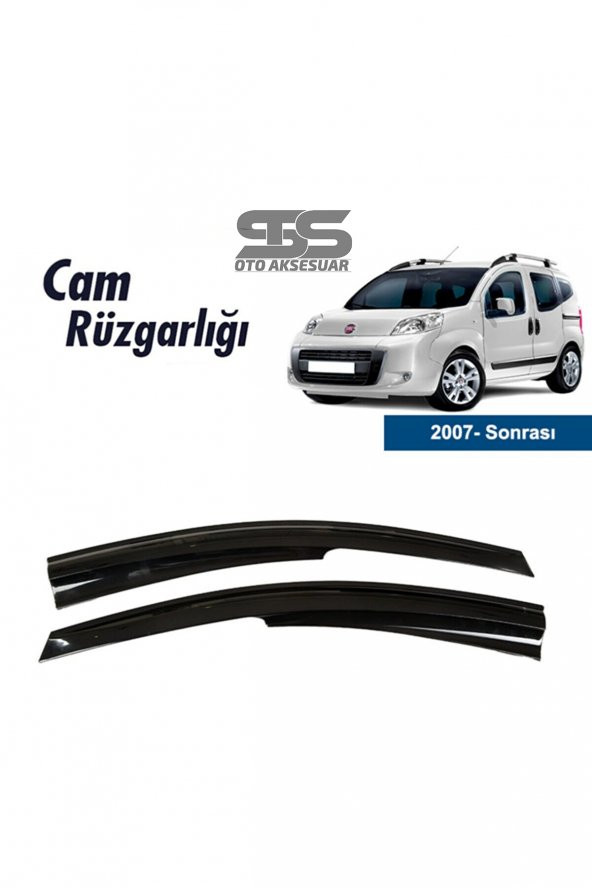 Cam Rüzgarlığı Fiat Fiorino 2007 Sonrası Mügen Tip Piano Black ürün görseli 1