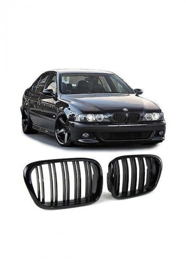 Bmw E39 M5 Ön Böbrek Panjur Piano Black 5 Serisi IUyumlu ürün görseli 1