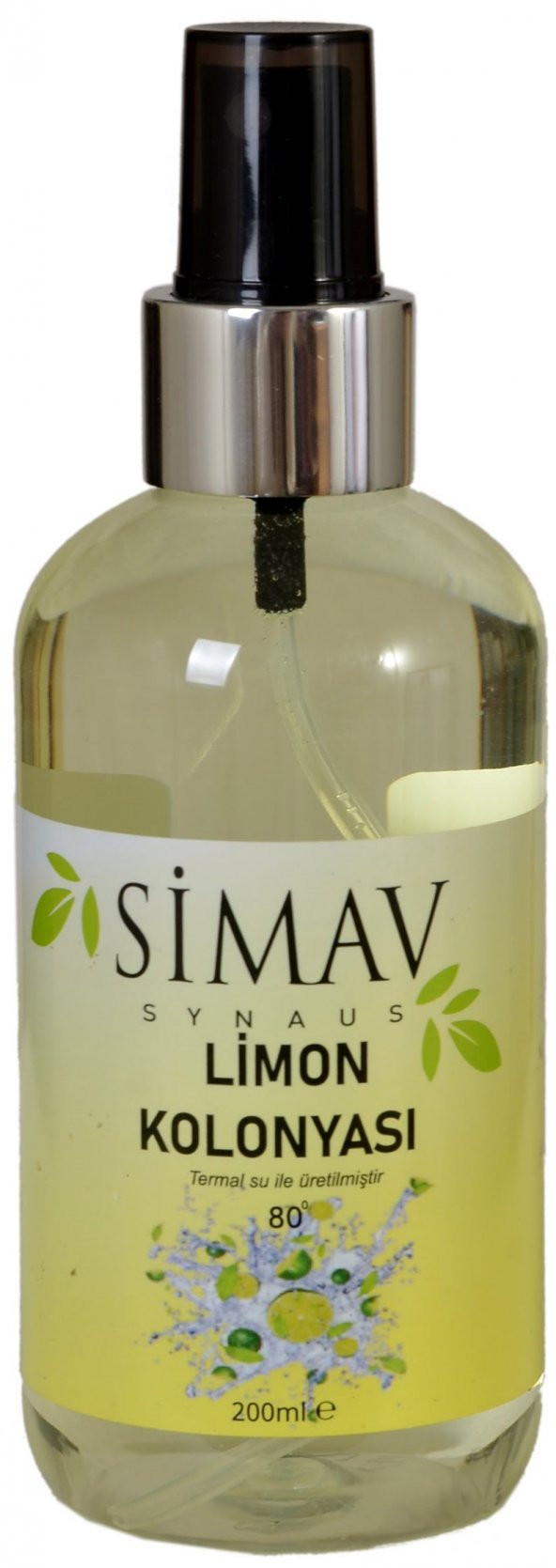SİMAV Termal Sulu Limon Kolonyası Spreyli - 200 ml ürün görseli 1