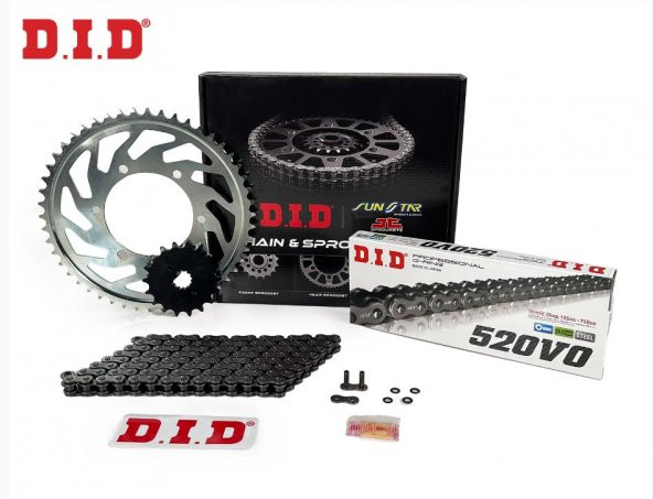 Did-Jt 2014-2023 KTM 250 EXC-F Uyumlu Zincir Dişli Set Oring Zincir Çelik Renk ürün görseli 1