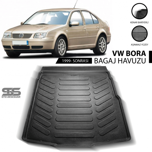Volkswagen Bora Bagaj Havuzu 1999 Sonrası Havuzlu Bagaj Paspası ürün görseli 1