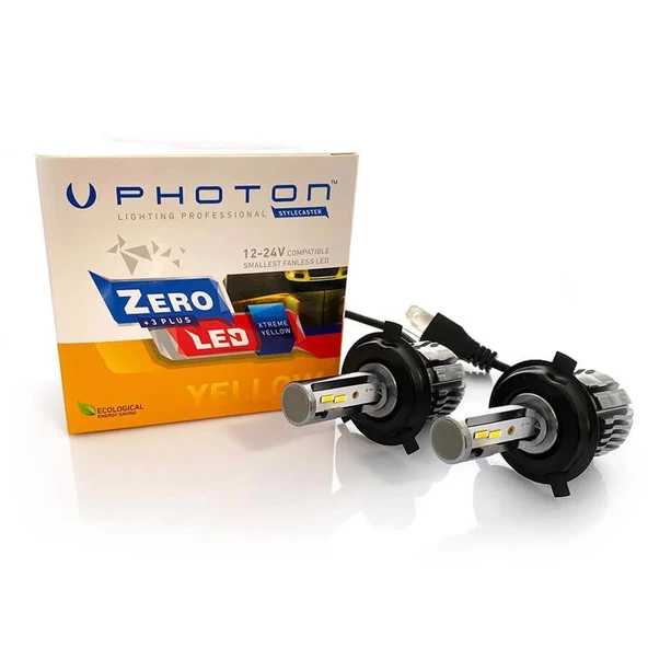 Photon Zero H4 +3 Plus Xtreme Yellow Sarı Işık ürün görseli 1