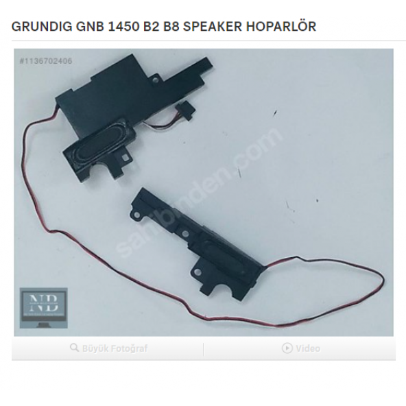 GRUNDİG GNB 1450 GNB 1460 HOPARLÖR ürün görseli 1