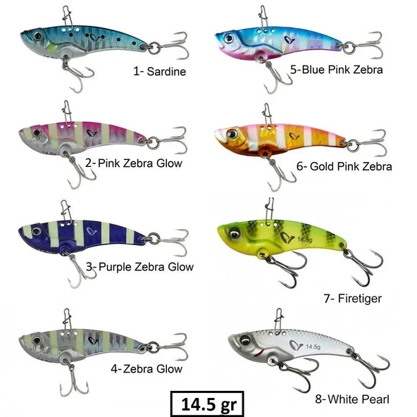 Savage Gear 3D Minnow Metal VİB Blade Vibrasyon Jig 14.5gr 5.5cm ürün görseli 1