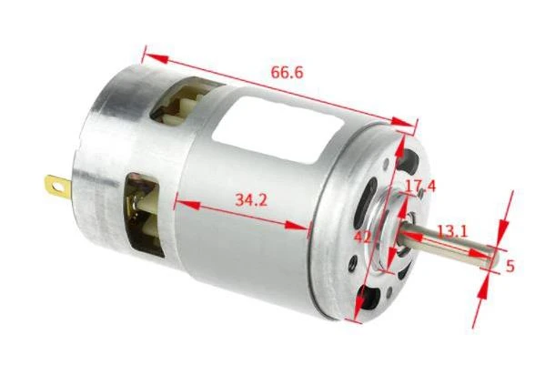RS775 Dc Spindle Motor Rulmanlı(24v 6000Rpm) ürün görseli 1