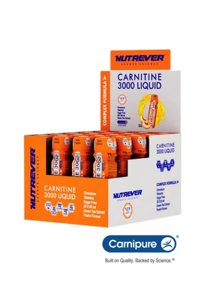 Nutrever L-Carnitine L - kARNİTİN 3000 Liquid 20 Ampul ürün görseli 1