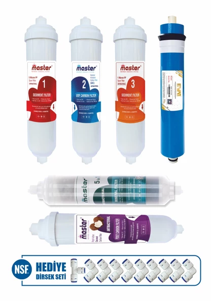Master 10 Aşamalı EVA Membranlı Su Arıtma Cihazı Filtre Seti ürün görseli 1