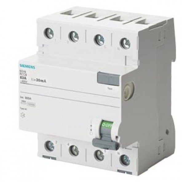 SIEMENS - 5SV5642-6 300mA 3X25A K.A.K Koruma Röl A Tip ürün görseli 1