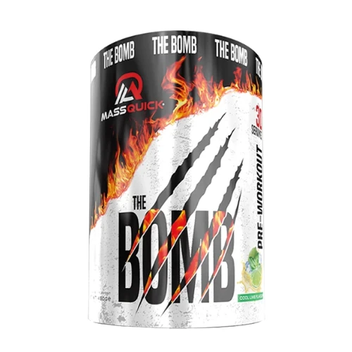 Massquick The Bomb Pre-Workout 480 gr Cool Lime Aromalı ürün görseli 1