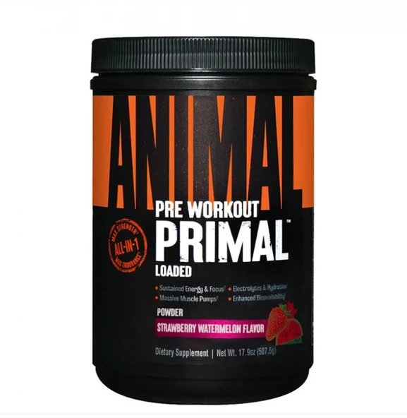 Universal Animal Primal Pre-Workout 507,5 gr Karpuz & Çilek Aromalı ürün görseli 1