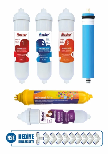 Master 14 Aşamalı Multimineralli Filtre Seti ürün görseli 1