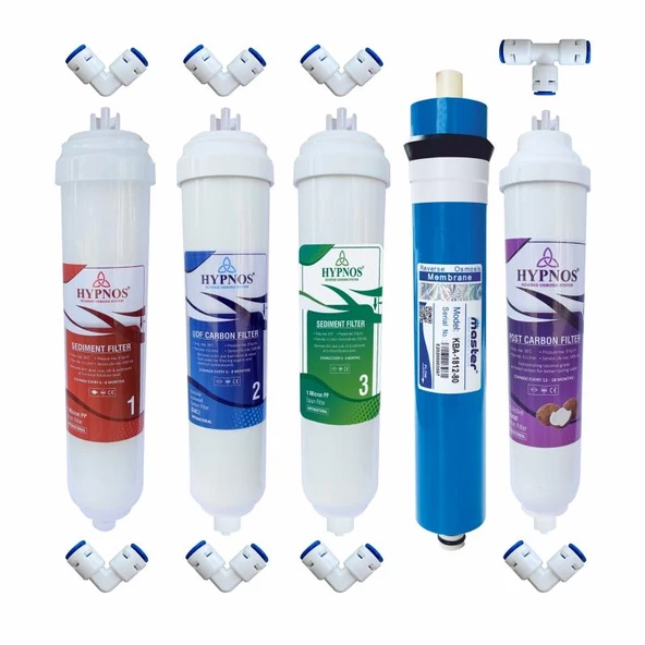 Hypnos 5 Aşamalı MASTER Membranlı Su Arıtma Cihazı Filtresi ürün görseli 1