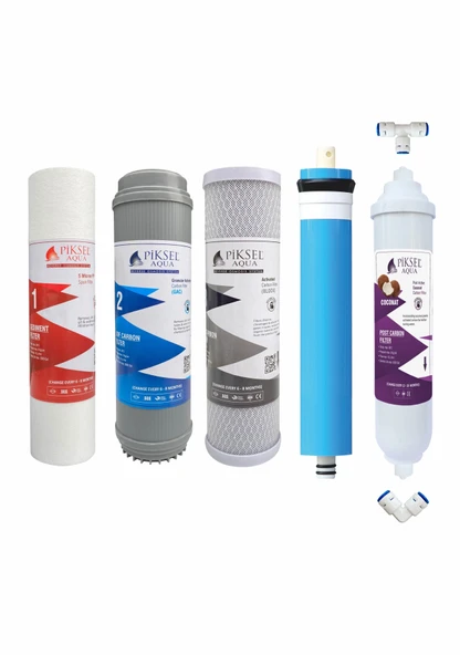 Piksel Aqua 5 Aşamalı RO Membranlı AÇIK KASA Su Arıtma Cihazı Filtresi ürün görseli 1