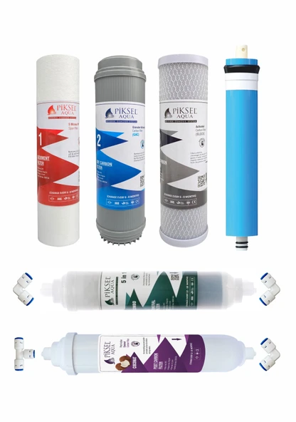 Piksel Aqua 10 Aşamalı RO Membranlı AÇIK KASA Su Arıtma Cihazı Filtresi ürün görseli 1