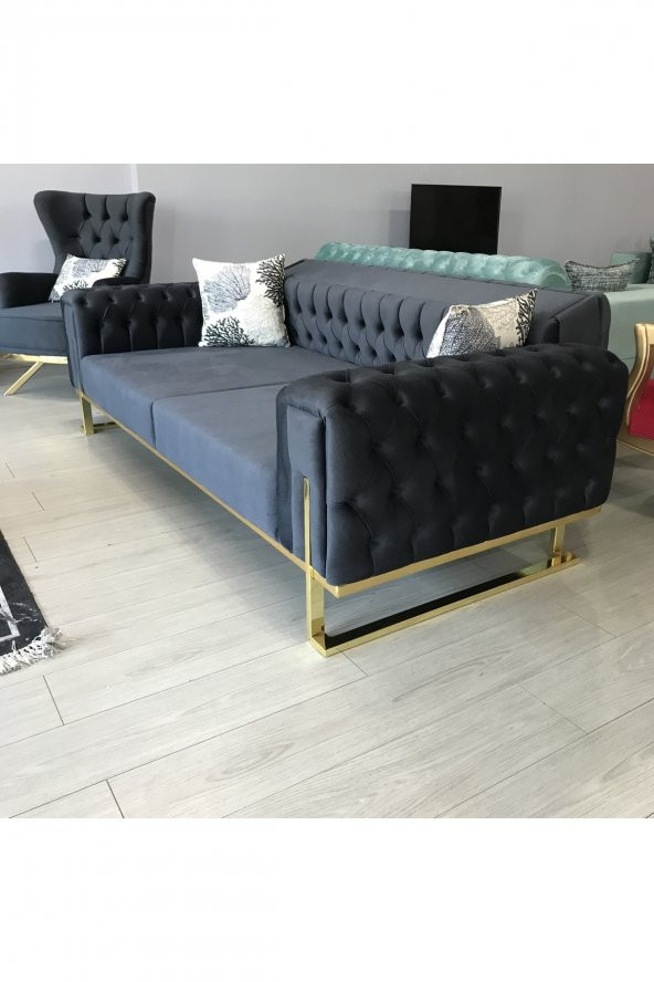 TİTİZKOLTUK Elit Istanbul Chaster Üçlü Koltuk ürün görseli 1
