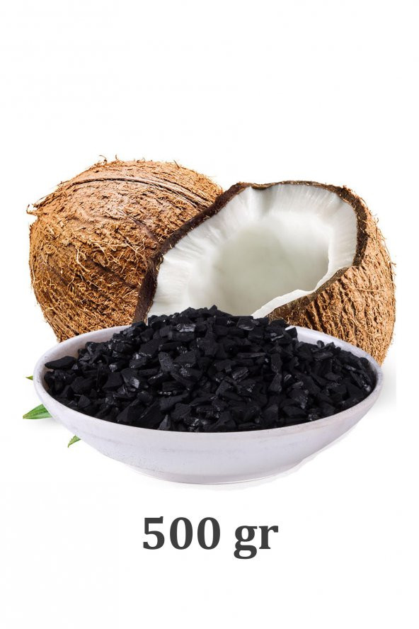 Aktif Karbon 500gr Cocunut Bazlı Kokonatlı Hindistan Cevizli ürün görseli 1