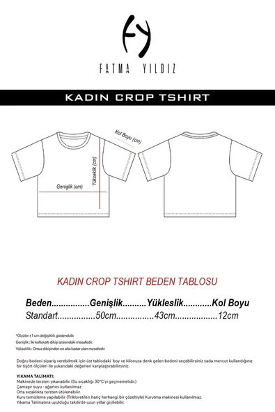 Basic Siyah Oversize Crop Tshirt - Resim 10