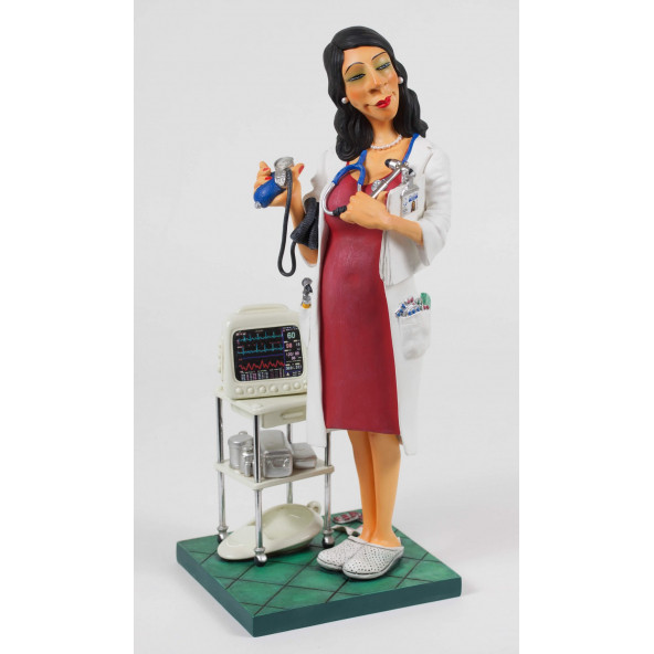 FORCHINO-Forchino Biblolar-FORCHINO MADAM DOKTOR KÜÇÜK-9x9x24 CM-JFO84006 ürün görseli 1