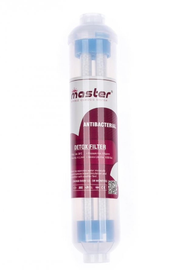 Master Detoks Filtre Su Arıtma Cihazı Filtresi ürün görseli 1