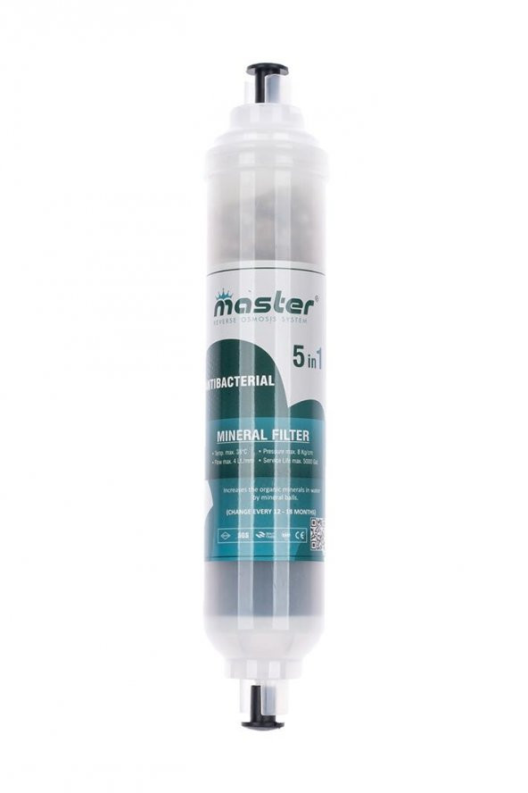 Master Su Arıtma Cihazı Mineral Filtresi 5li Combo Mineral Filtre ürün görseli 1