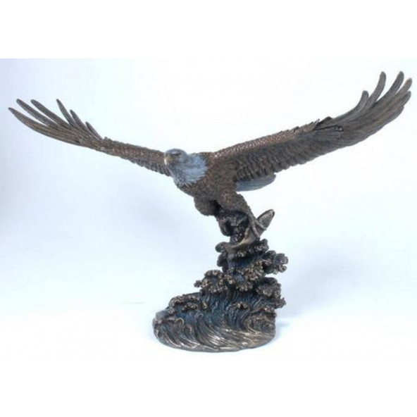 VERONESE BİBLOLAR-Wise Hayvanlar Alemi-WISE KARTAL BALIK AVINDA-54x25x38 CM-JWU74876A4 ürün görseli 1