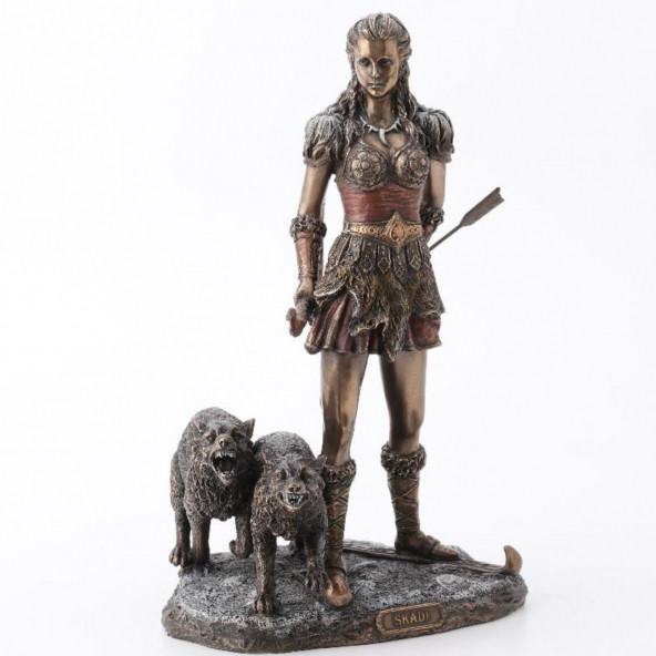 VERONESE BİBLOLAR-Wise Mitoloji & Tarih-WISE SKADI-17x21x27,5 CM-JWU76984A4 ürün görseli 1