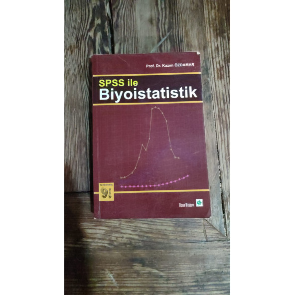 SPSS İle Biyoistatistik  ...  Prof.Dr. Kazım Özdamar ürün görseli 1
