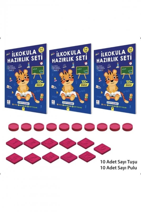 İlkokula Hazırlık Seti 3-6 Yaş - Resim 2