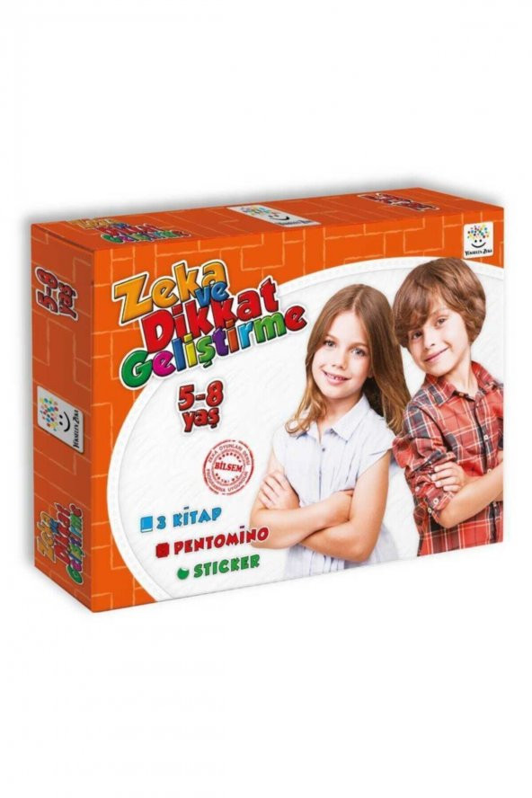 Yükselen Zeka 5-8 Yaş Zeka Ve Dikkat Geliştirme Seti (zeka Testleri, Bilsem Hazırlık) ürün görseli 1