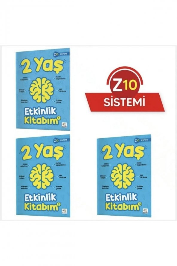 2 Yaş Etkinlik Kitabım Seti (z10 Sistemi) ürün görseli 1