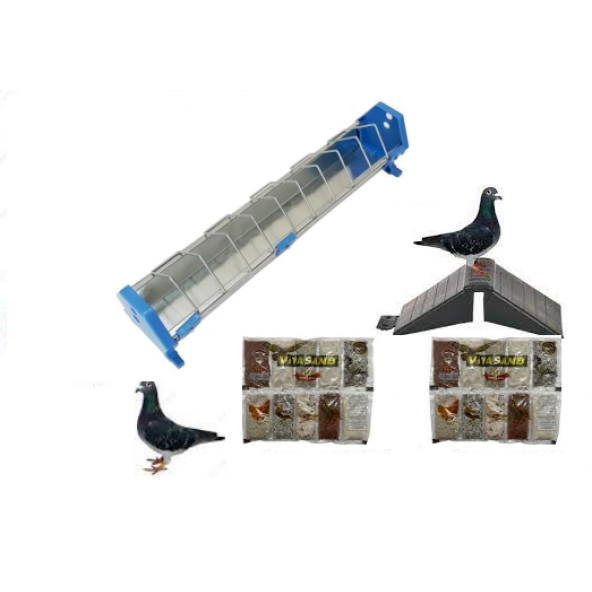 50 CM GÜVERCİN METAL YEMLİK ürün görseli 1