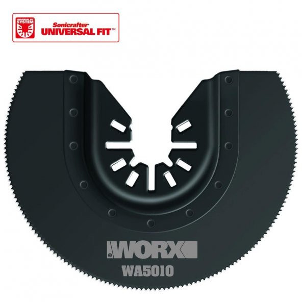 WORX WA5010 Çok Amaçlı Raspalama Makinası İçin 80mm 180˚ Metal, Ahşap, Fiberglas, PVC Universal Kesme Bıçağ ürün görseli 1