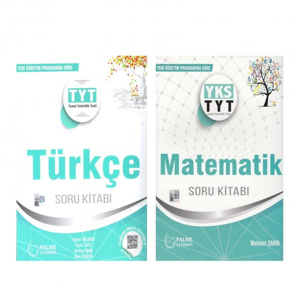 Palme Yayınları TYT Türkçe ve Matematik Soru Bankası Seti 2 Kitap ürün görseli 1