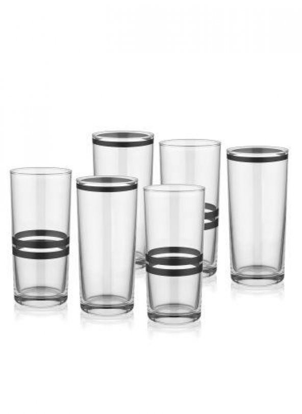 THE MİA DARK RAKI KADEHİ 6 LI SET ürün görseli 1