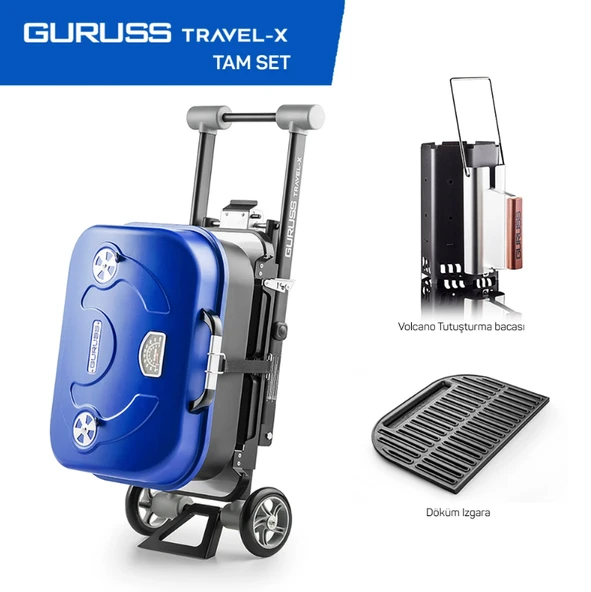 Travel-x Taşınabilir Mangal Tam Set Gece Mavisi ürün görseli 1