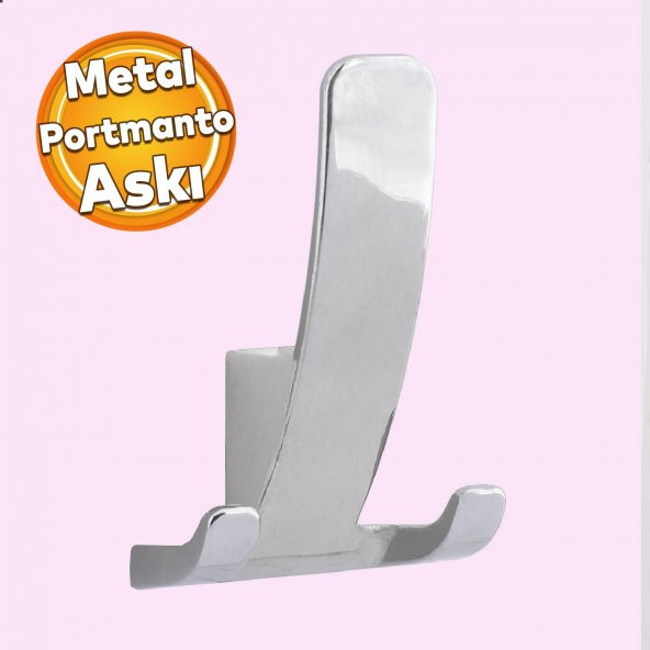 Apex Metal Portmanto Askı Vestiyer Duvar Dolap Elbise Askısı Krom Mobilya Kapı Askılığı Aparatı ürün görseli 1