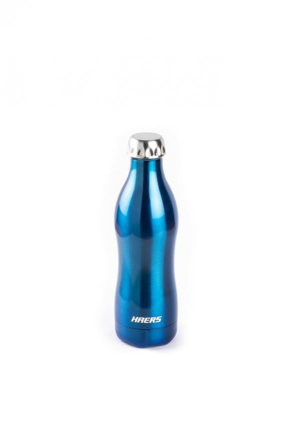 HAERS MAVİ PASLANMAZ ÇELİK TERMOS ŞİŞE 500ML ürün görseli 1