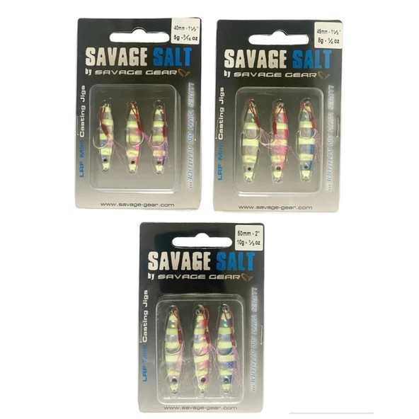 Savage Gear Psycho Sprat Lrf Jig Yem 3Adet Set Turkish Zebra Mix ürün görseli 1