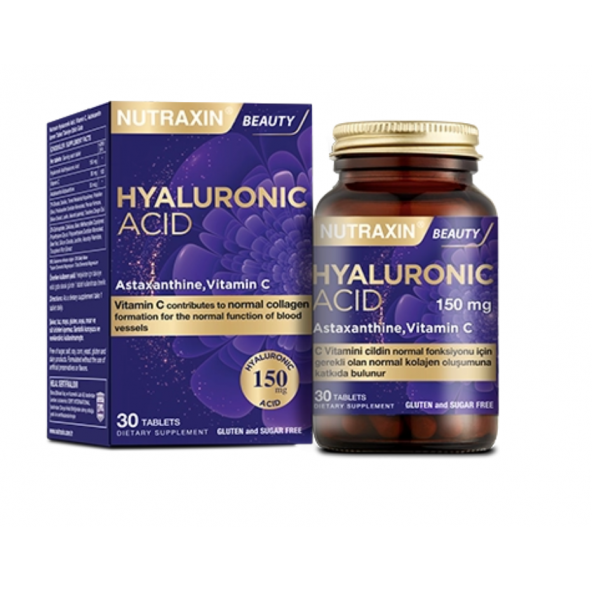 Nutraxin Beauty Hyaluronik Acid 30 Tablet ürün görseli 1