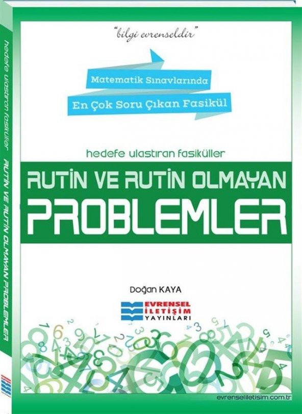 Rutin ve Rutin Olmayan Problemler Evrensel İletişim Yayınları ürün görseli 1