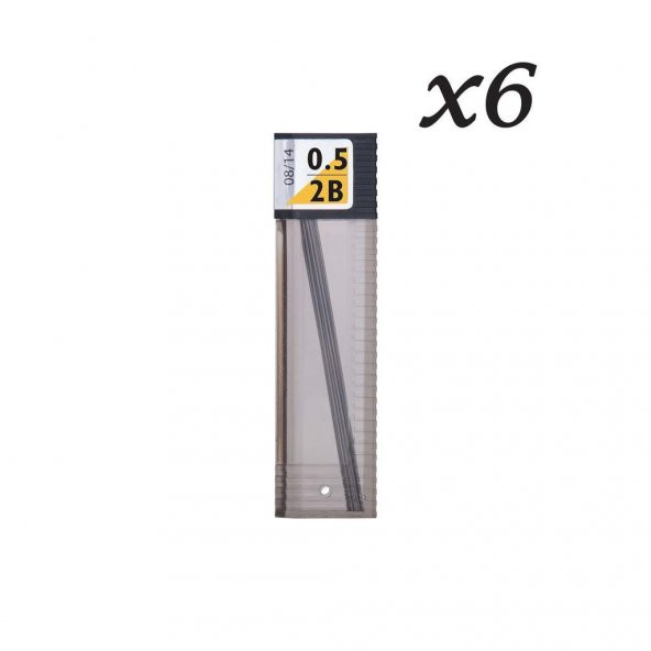 Tombow Classıc Tüp 0.5 Mm 2B 6 Adet ürün görseli 1