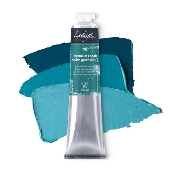 St. Petersburg Ladoga Yağlı Boya 46 ml Chromium-Cobalt Bluish-Green (Hue) 708 ürün görseli 1