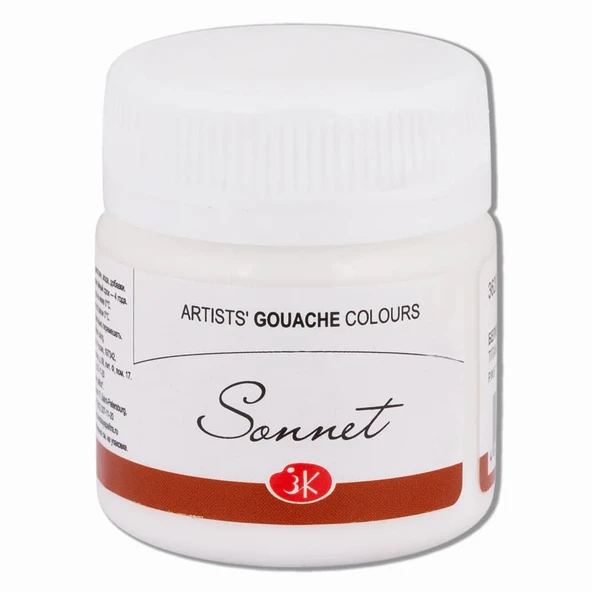 St. Petersburg Sonnet Guaj Boya 40 ml 101 Titanium White ürün görseli 1