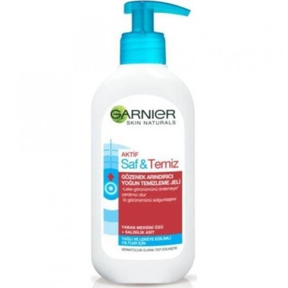 Garnier Aktif Saf  Temiz Gözenek Temizleme Jeli 200 ml ürün görseli 1