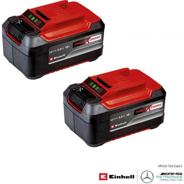 Einhell 2x 18V 5,2Ah PXC-Twinpack Akü ürün görseli 1