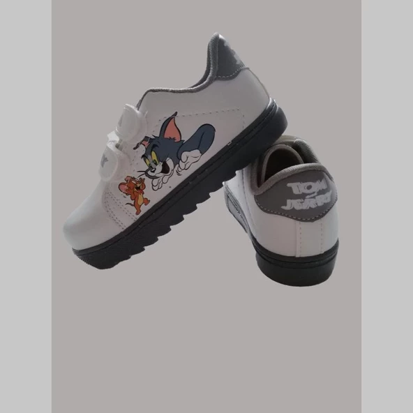 MODAVALS ÇİZGİ FİLM KARAKTERLİ UNISEX TOM & JERRY ÇOCUK SPOR AYAKKABI ürün görseli 1