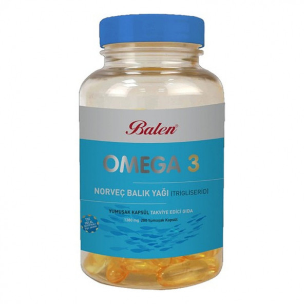 Balen Omega 3 Norveç Balık Yağı (TRİGLİSERİD FORM) 1380 Mg 100 Kapsül ürün görseli 1