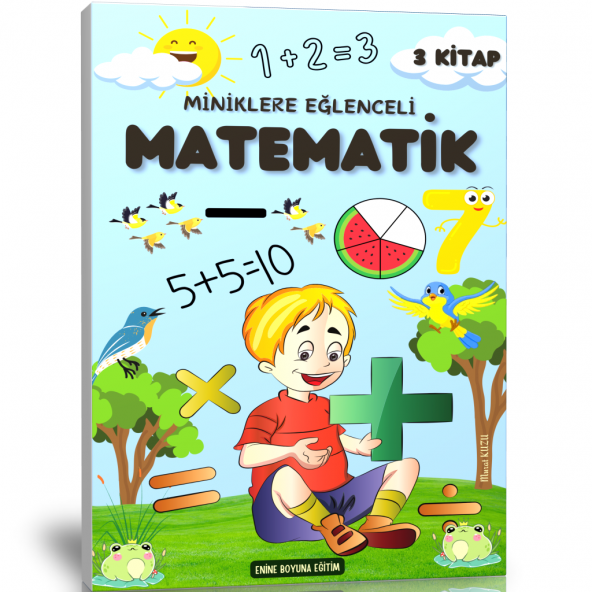 Miniklere Eğlenceli Matematik Kitap Seti (5-8 Yaş İçindir) ürün görseli 1