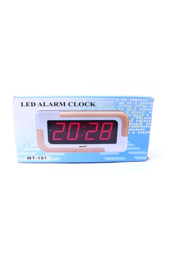 Watton Çınarcık Dr Lcd Masa Duvar Saati Wt-101 - Resim 3